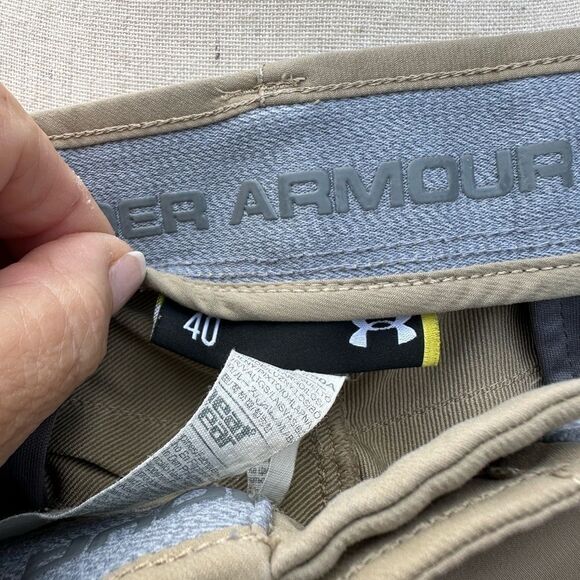 Under Armour Men's Tan Cargo Shorts - Picture 3 of 5